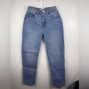 H&M Women's Straight Leg Jeans - Light Blue